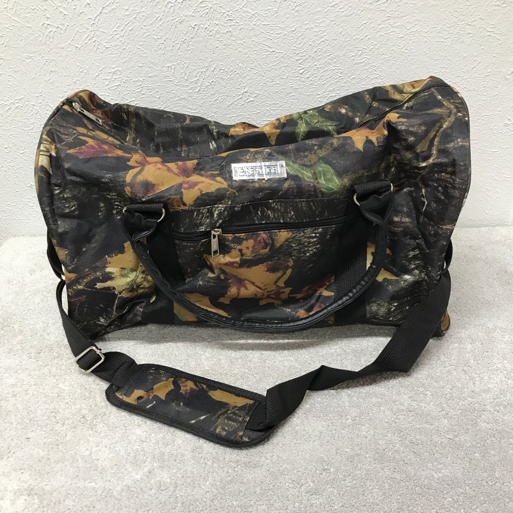 Prestige Duffel Bag Camo Forest Camouflage Travel Overnighter Weekender
